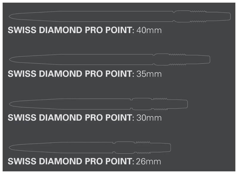 Target Swiss Diamond Pro Gold Point 26-30-35-40 mm Target Swiss Diamond Pro Gold Point 26-30-35-40 mm