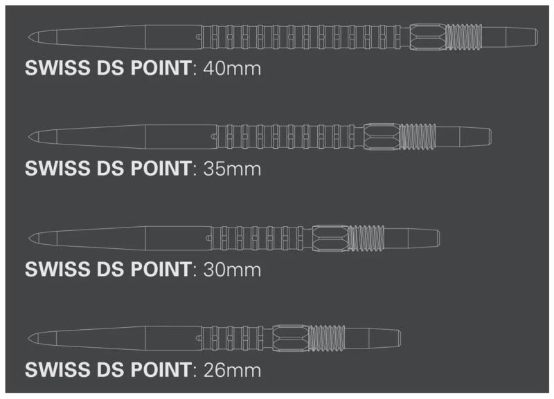 Target Swiss DS Surge Schwarz Point 26-30-35-40 mm Target Swiss DS Surge Schwarz Point 26-30-35-40 mm