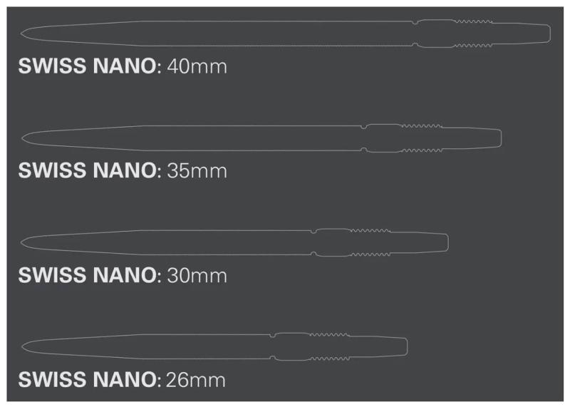 Target Swiss Nano Gold Point 26-30-35-40 mm Target Swiss Nano Gold Point 26-30-35-40 mm