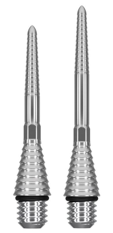 Target Titanium Swiss Point Conversion Grooved Spitze Silber