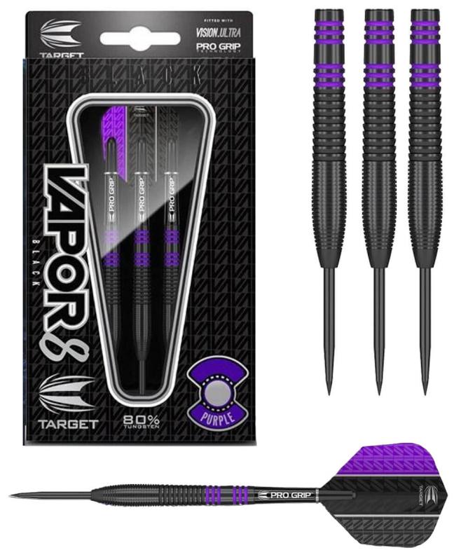Vapor8 Black Steeldart Lila 21-23g Vapor8 Black Steeldart Lila 21-23g