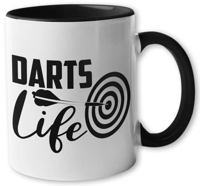 Tasse voll ins schwarze Darts Life