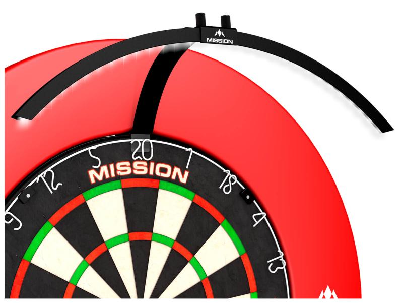 Mission Torus 100 Dartboard Beleuchtung Mission Torus 100 Dartboard Beleuchtung