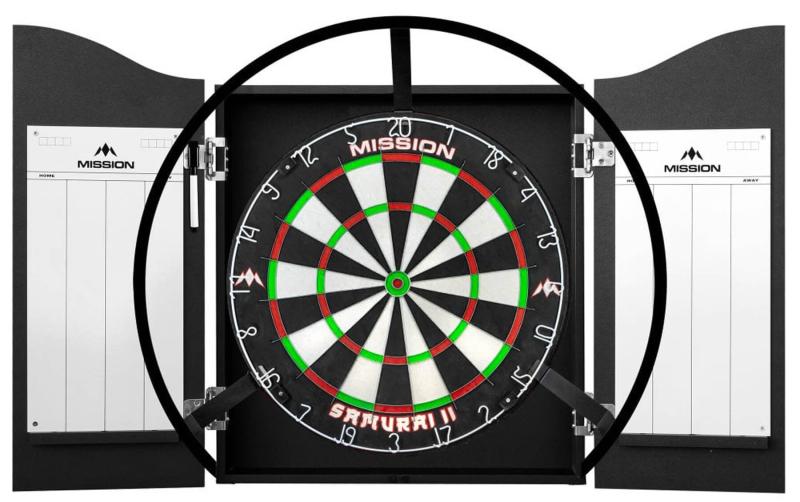 Torus 270 Dartboard Beleuchtung