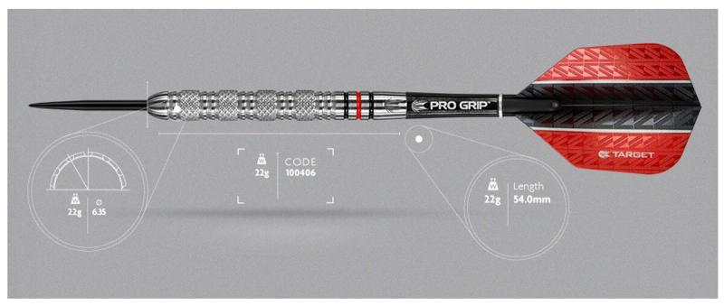 Target Vapor8 01 Steeldart 22g Target Vapor8 01 Steeldart 22g