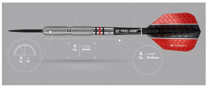 Target Vapor8 04 Steeldart 21g Target Vapor8 04 Steeldart 21g