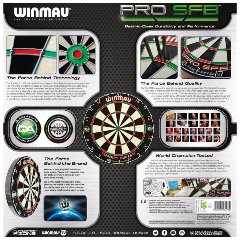 Winmau Pro SFB Dartboard Winmau Pro SFB Dartboard
