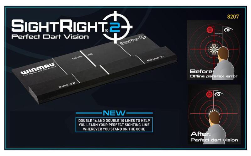 Winmau SightRight 2 Korrektur Hilfe Winmau SightRight 2 Korrektur Hilfe