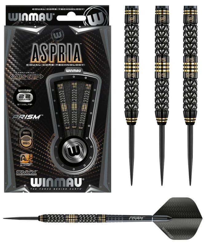 Winmau Aspria Dual Core Steeldart 22-24-26g Test