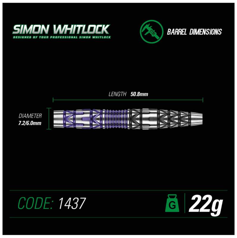 Winmau Simon Whitlock Special Steeldart 22-24g Winmau Simon Whitlock Special Steeldart 22-24g