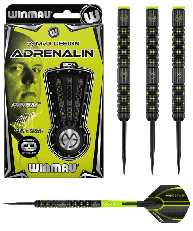 Winmau MvG Adrenalin Steeldart 22-23-24g Winmau MvG Adrenalin Steeldart 22-23-24g