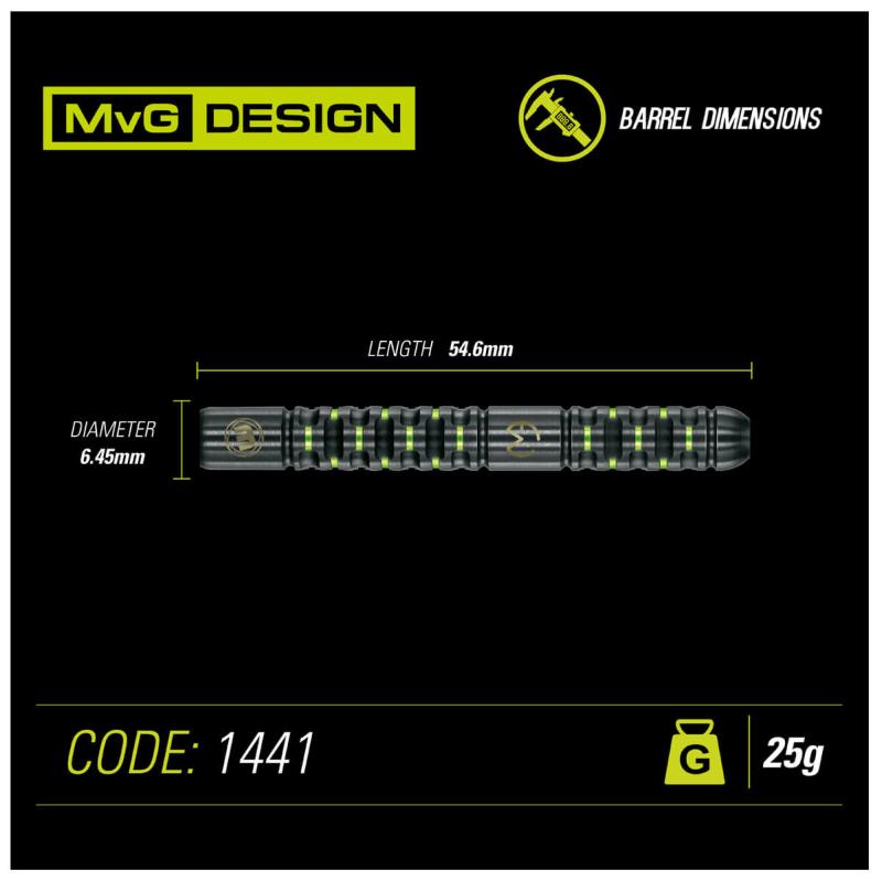 Winmau MvG Adrenalin Steeldart 22-23-24g Winmau MvG Adrenalin Steeldart 22-23-24g