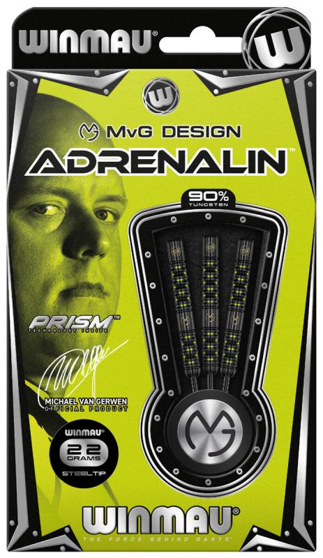 Winmau MvG Adrenalin Steeldart 22-23-24g Winmau MvG Adrenalin Steeldart 22-23-24g