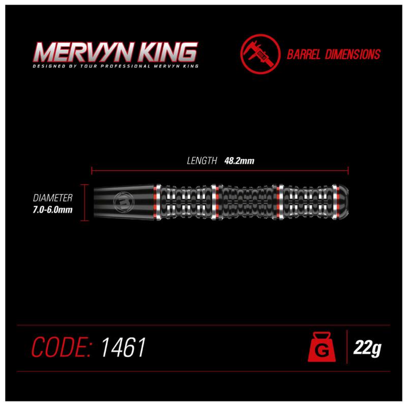 Winmau Mervyn King S.E. Steeldart 22-24g Winmau Mervyn King S.E. Steeldart 22-24g
