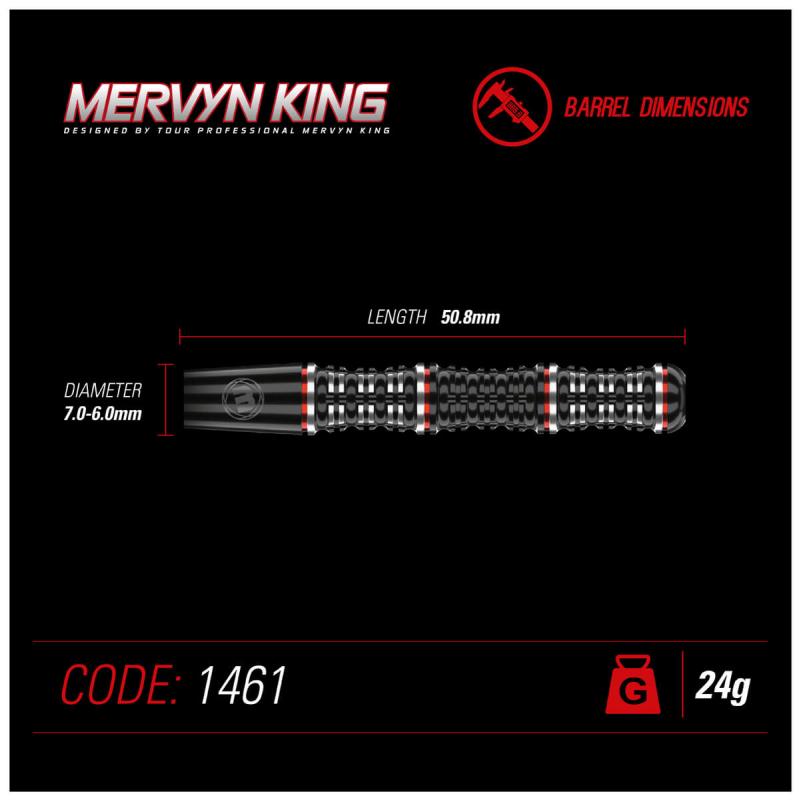 Winmau Mervyn King S.E. Steeldart 22-24g Winmau Mervyn King S.E. Steeldart 22-24g