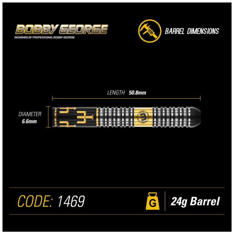 Winmau Bobby George Steeldart 24g Winmau Bobby George Steeldart 24g