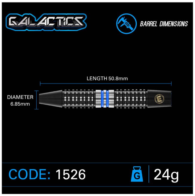 Winmau Galactics Steeldart 24-26g