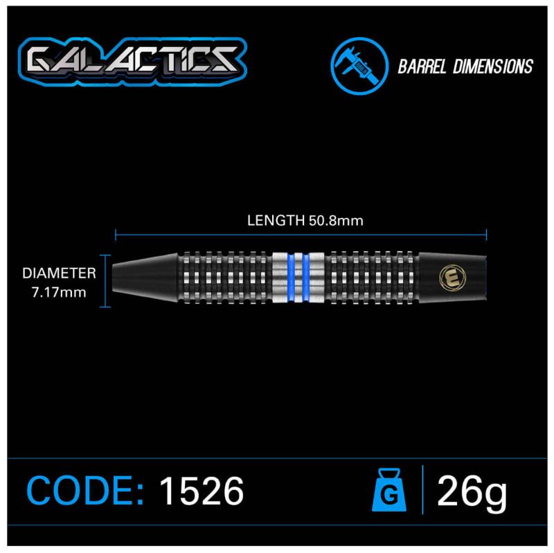 Winmau Galactics Steeldart 24-26g
