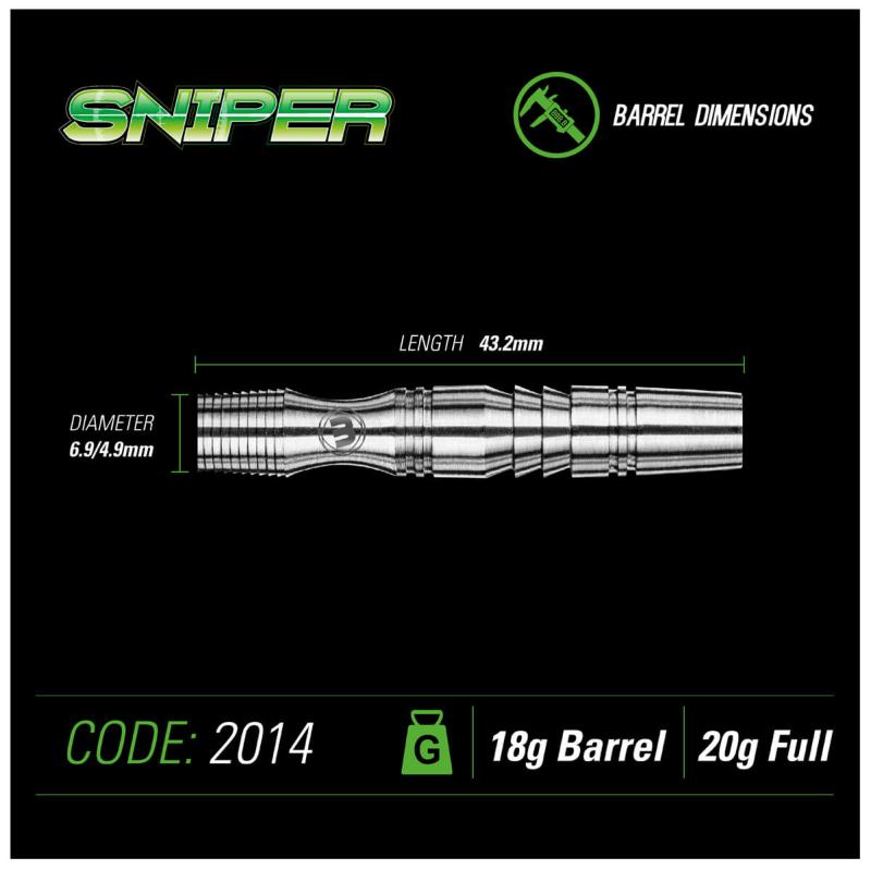 Winmau Sniper 90% Softdart 20g Winmau Sniper 90% Softdart 20g