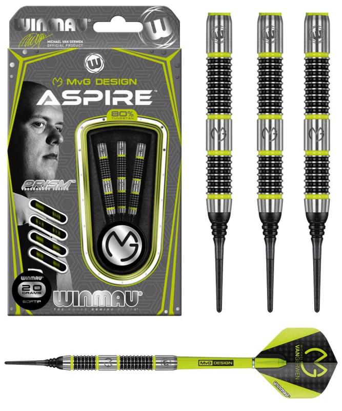 Winmau MvG Aspire Softdart 20g Winmau MvG Aspire Softdart 20g