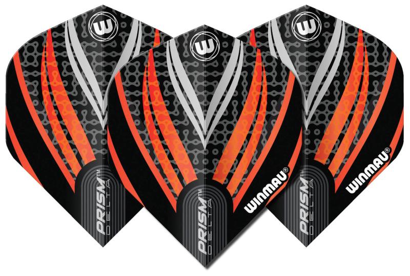 Winmau Prism Delta Orange-Weiß Flight No2