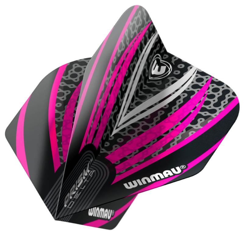 Winmau Prism Delta Pink-Weiß Flight No2 