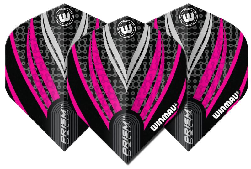 Winmau Prism Delta Pink-Weiß Flight No2 