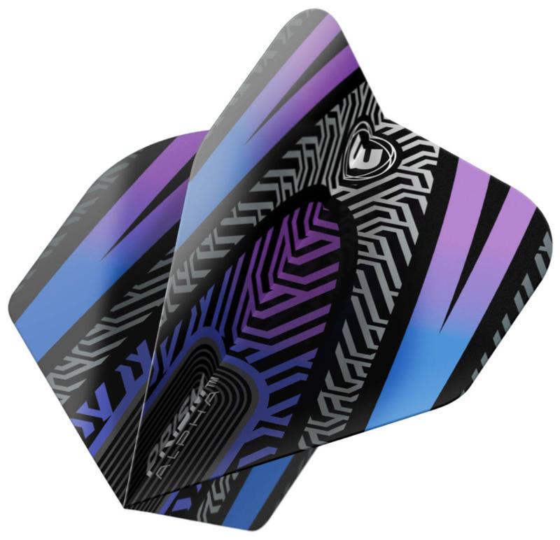 Winmau Prism Alpha Schwarz-Blau Flight No2