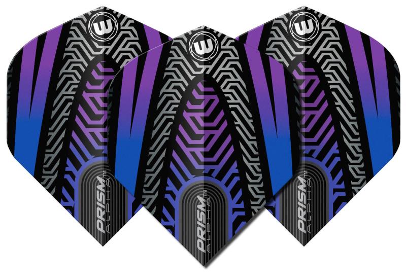 Winmau Prism Alpha Schwarz-Blau Flight No2