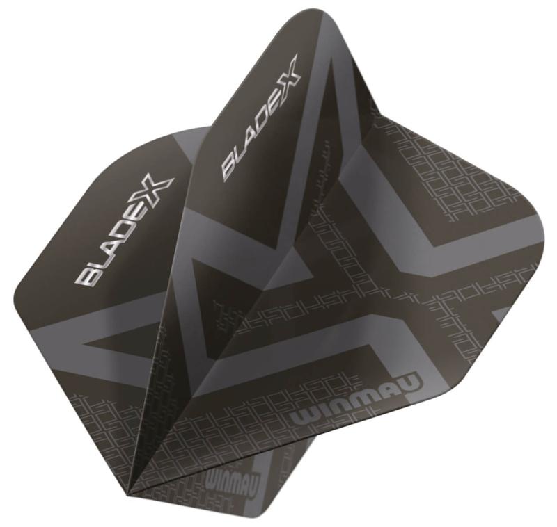 Winmau Blade X  Prism Delta Flights No2 Metallic Schwarz