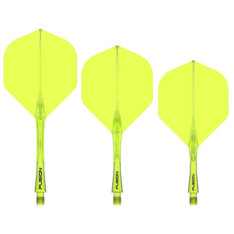 Winmau Fusion Flight-Shaft Neongelb