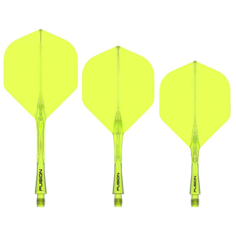 Winmau Fusion Flight-Shaft Neongelb