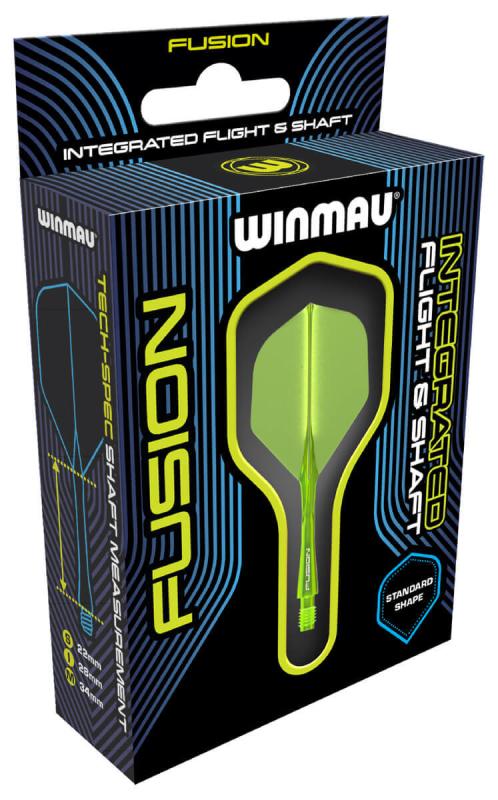 Winmau Fusion Flight-Shaft Neongelb