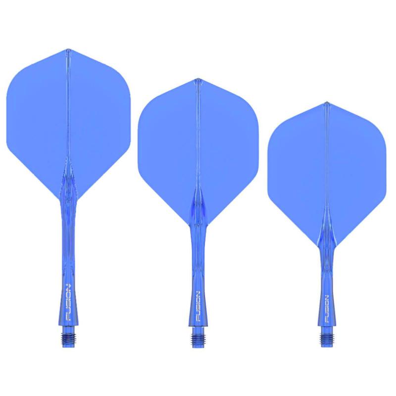 Winmau Fusion Flight-Shaft Azur Blau