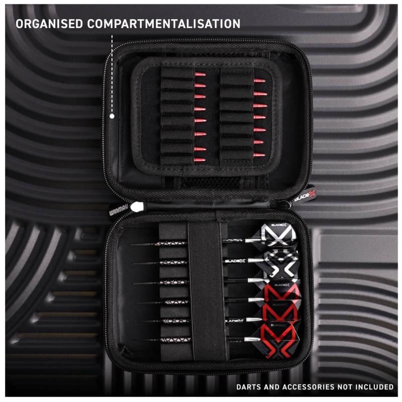 Winmau Blade X Armor G2 Dart Case SchwarzWinmau Blade X Armor G2 Dart Case Schwarz
