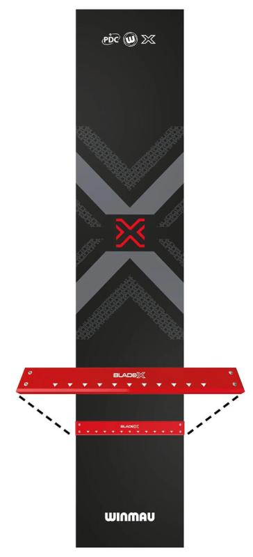 Winmau Blade X PVC Dartmatte Integrated Oche