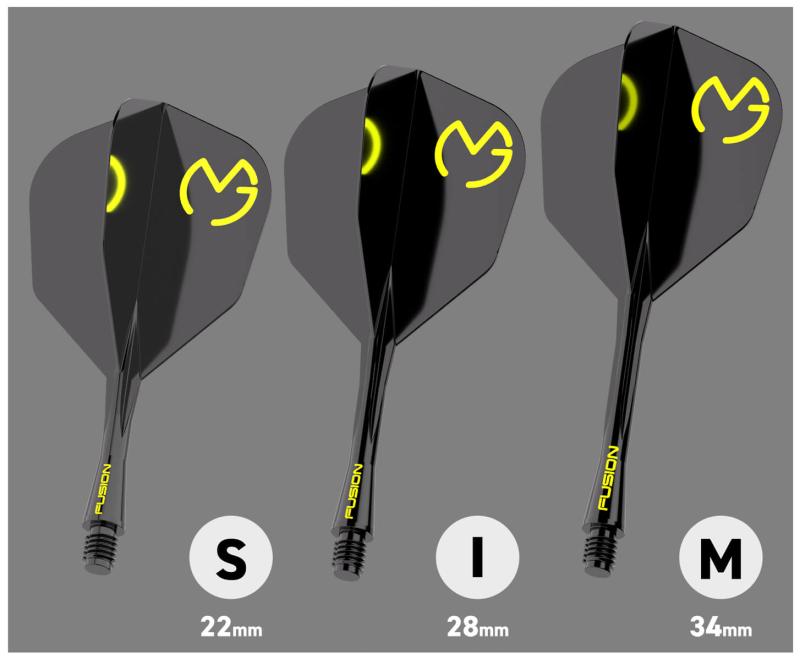Winmau Fusion Flight-Shaft MVG No6 Pac Man