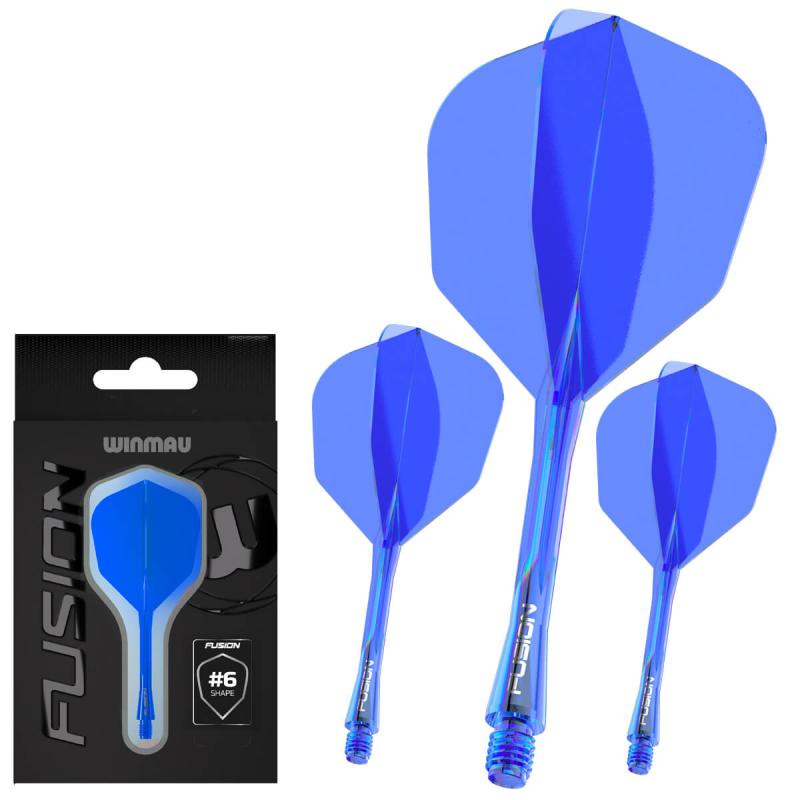 Winmau Fusion Flight-Shaft No6 Blau