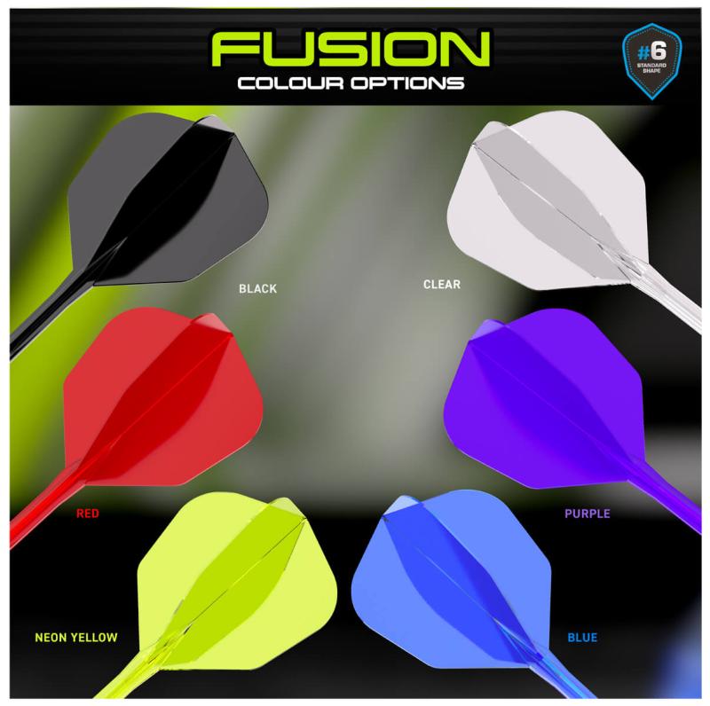 Winmau Fusion Flight-Shaft No6 Blau