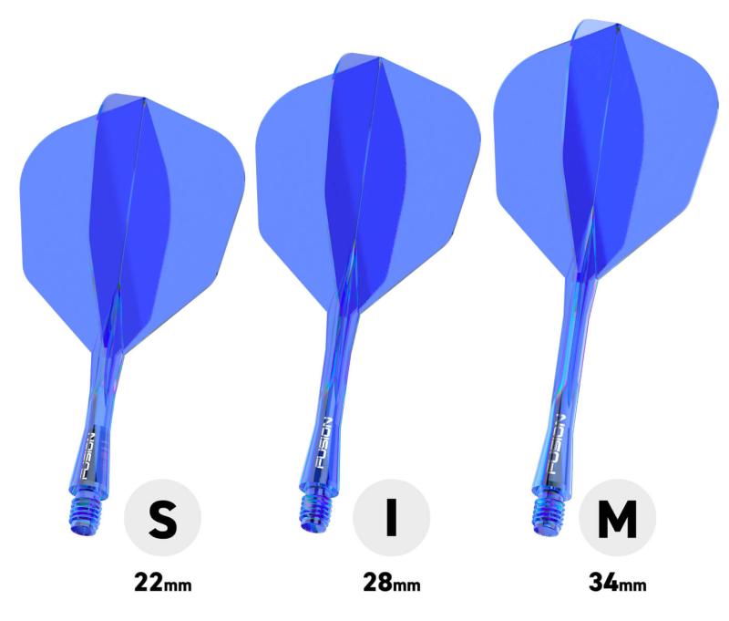 Winmau Fusion Flight-Shaft No6 Blau