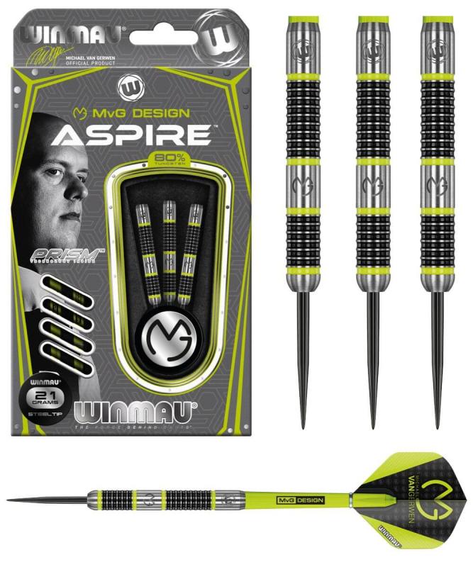 Winmau MvG Aspire Steeldart 21-25g Winmau MvG Aspire Steeldart 21-25g