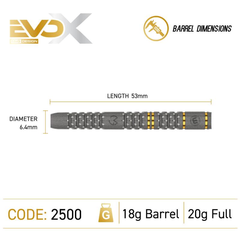 Winmau MvG EvoX 90% Softdartdart 20g Winmau MvG EvoX 90% Softdartdart 20g