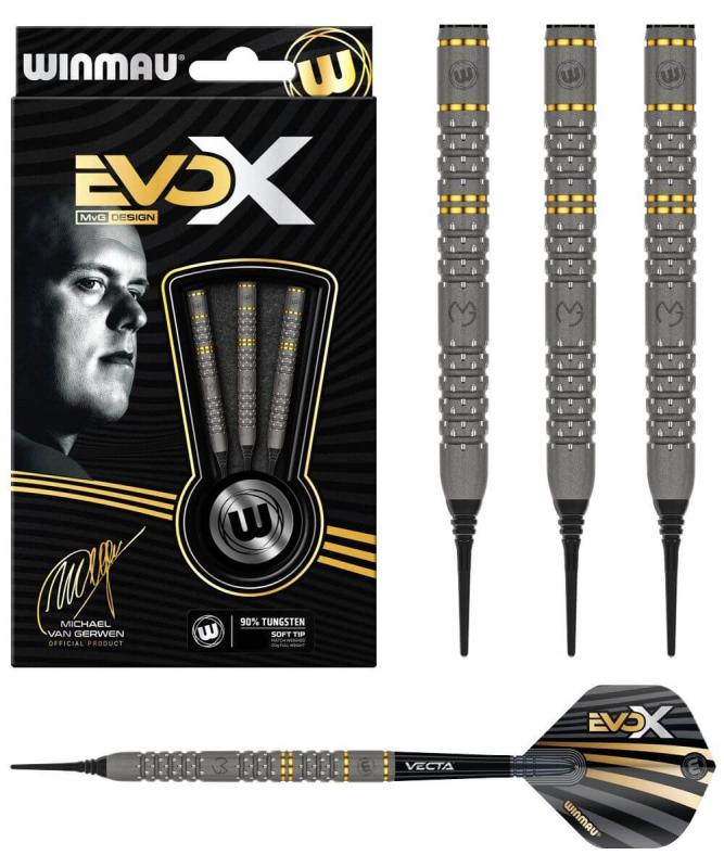 Winmau MvG EvoX 90% Softdartdart 20g Winmau MvG EvoX 90% Softdartdart 20g
