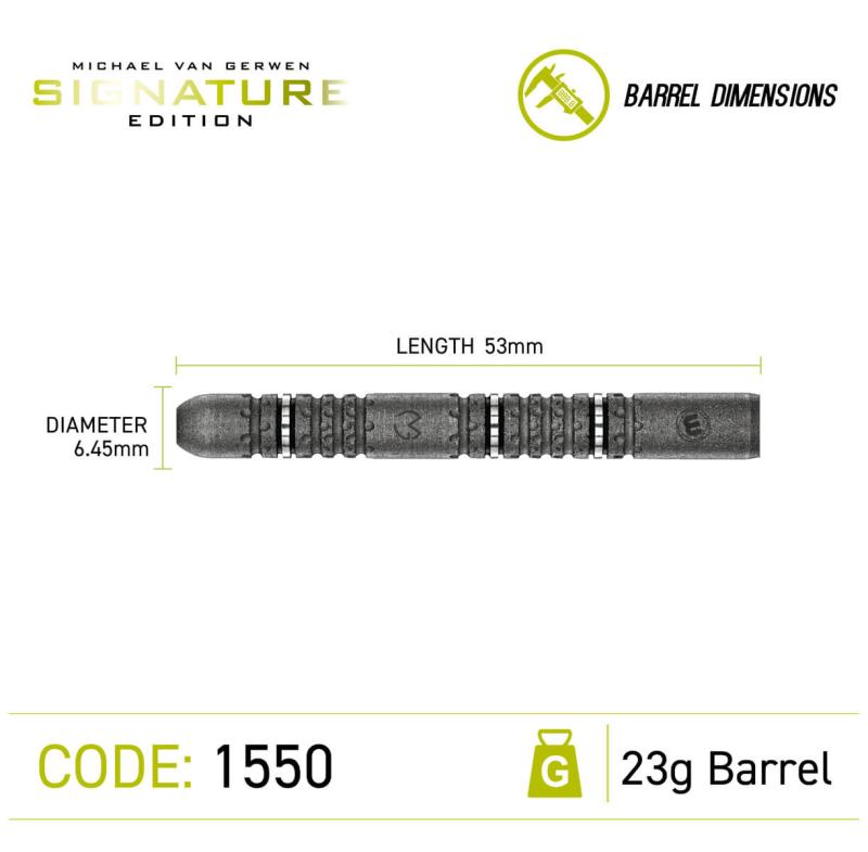 Winmau MVG Signature Edition Steeldart 22-23-24g