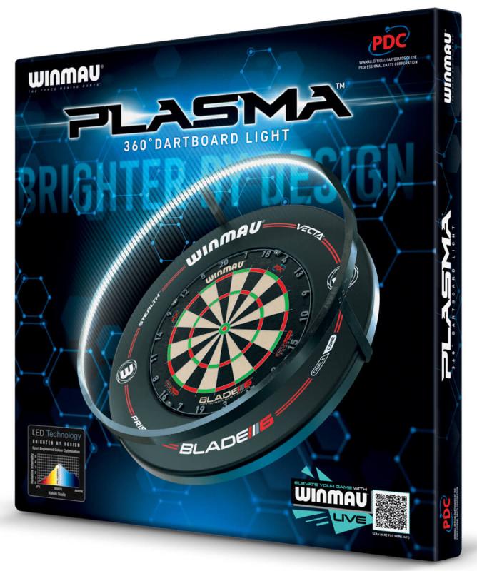Winmau Plasma Dartboard Licht Professional inc. Surround Winmau Plasma Dartboard Licht Professional inc. Surround