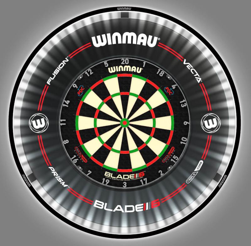 Winmau Plasma Dartboard Licht Professional inc. Surround Winmau Plasma Dartboard Licht Professional inc. Surround