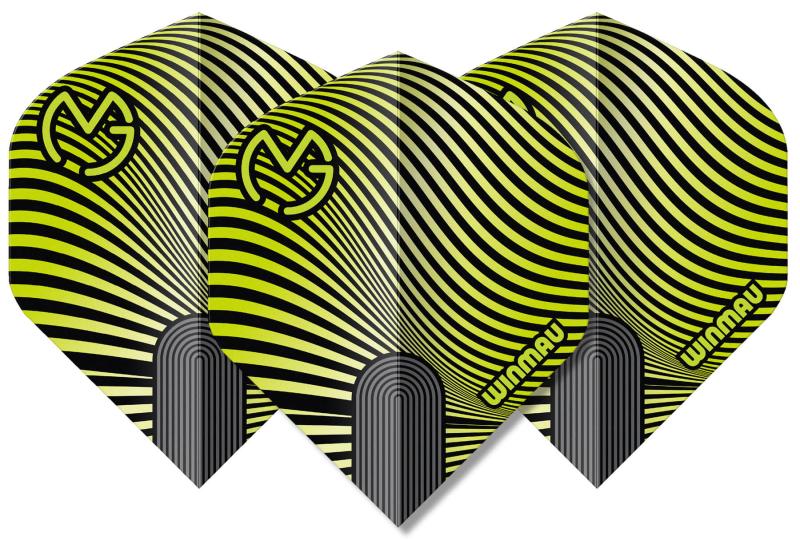 Winmau Prism Delta MvG Flight Grün-Schwarz