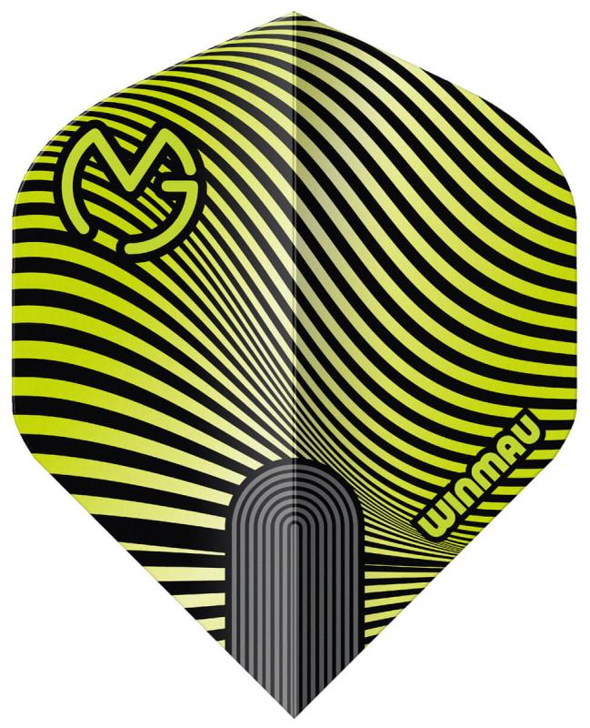 Winmau Prism Delta MvG Flight Grün-Schwarz