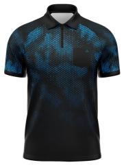 Arraz Hex Dartpolo Schwarz-Blau 