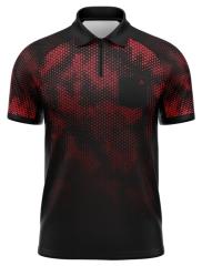 Arraz Hex Dartpolo Schwarz-Rot